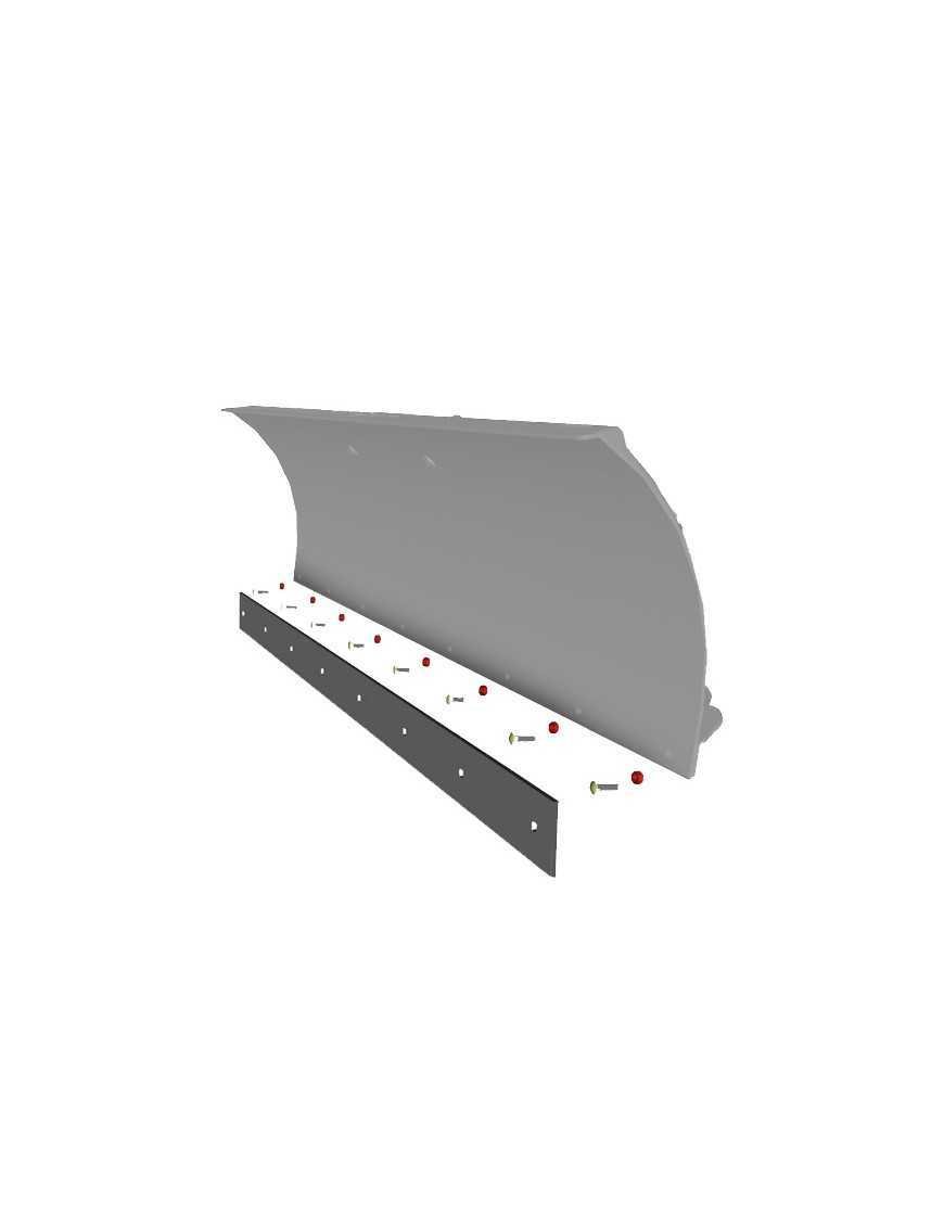 SHARK гумова накладка для відвалу 152 см