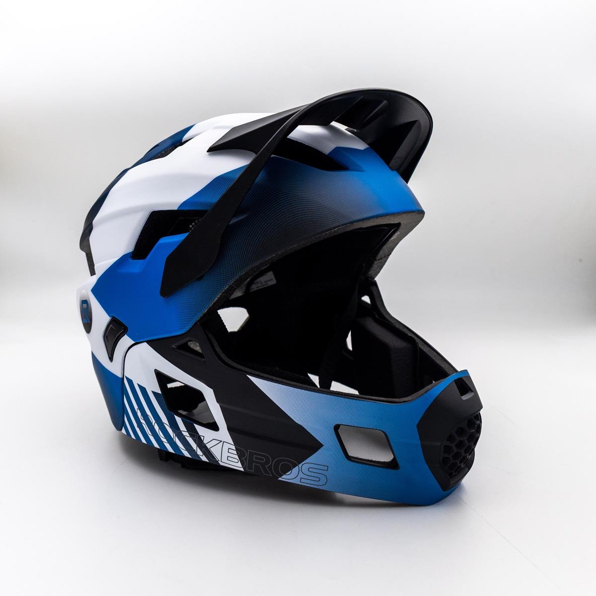 Дитячий шолом із знімною щелепою та ліхтариком FULL FACE off-road Rockbros TS-61