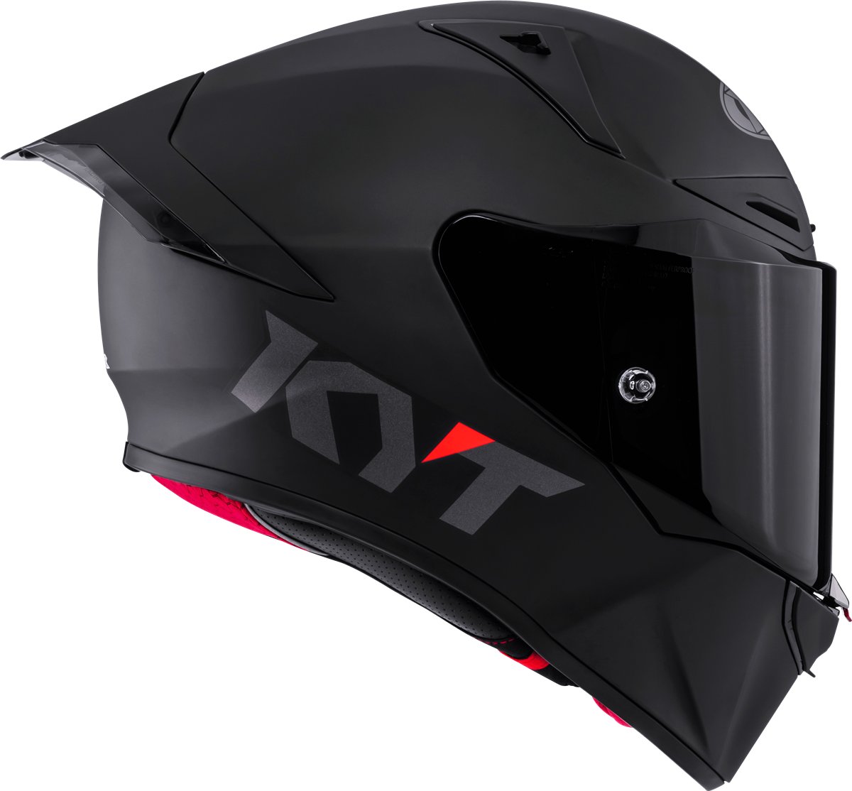 Мотоциклетний шолом KYT R1R ЧОРНИЙ МАТ E06