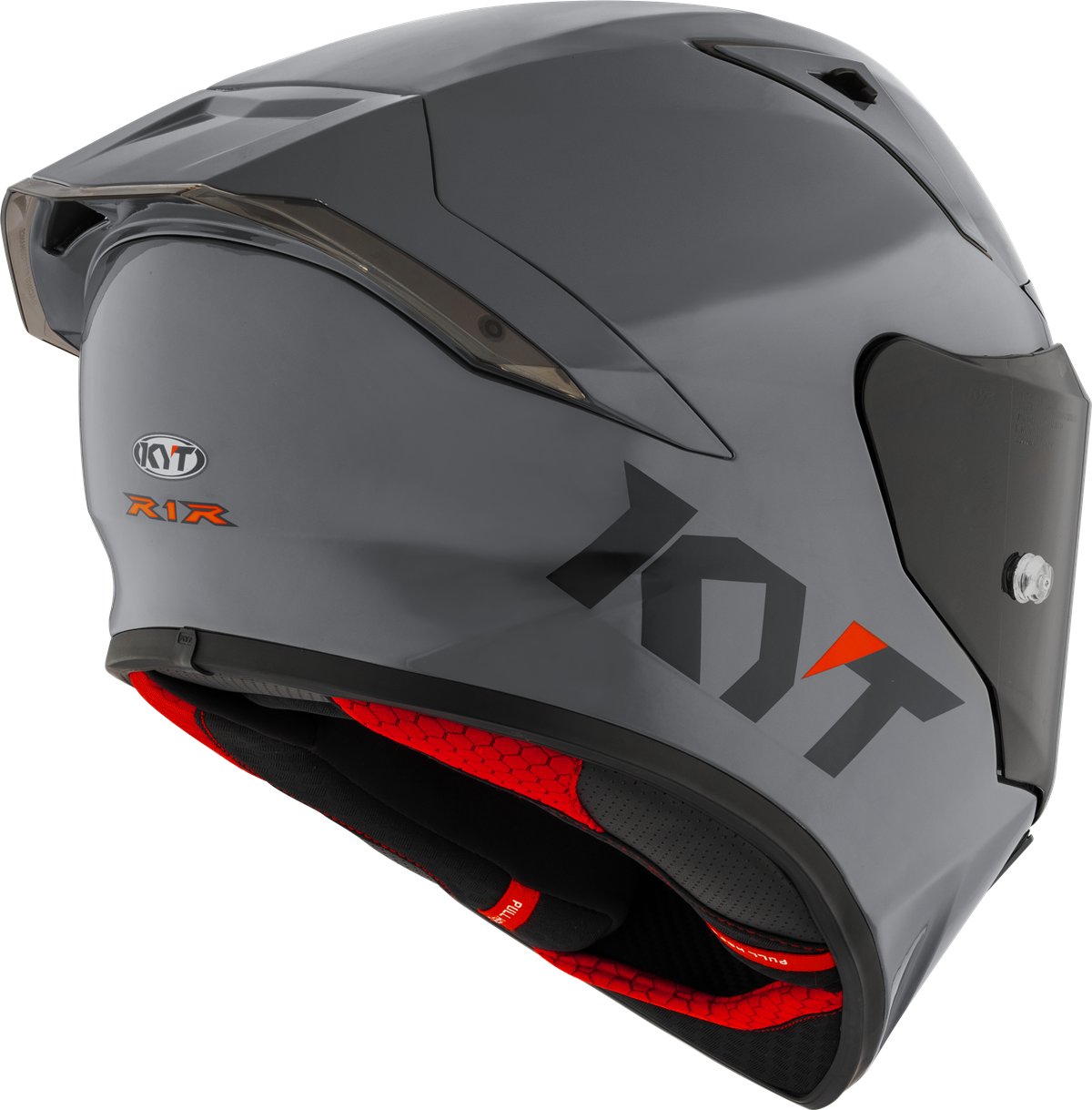 Мотоциклетний шолом KYT R1R СІРИЙ E06