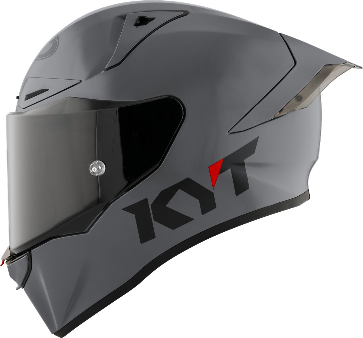 Мотоциклетний шолом KYT R1R СІРИЙ E06
