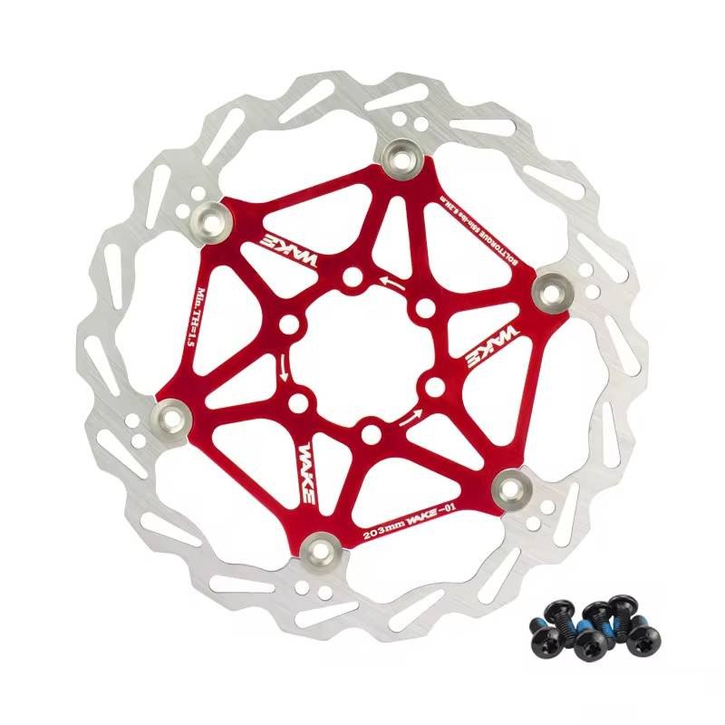 Плаваючий гальмівний диск 203 мм WAKE червоний