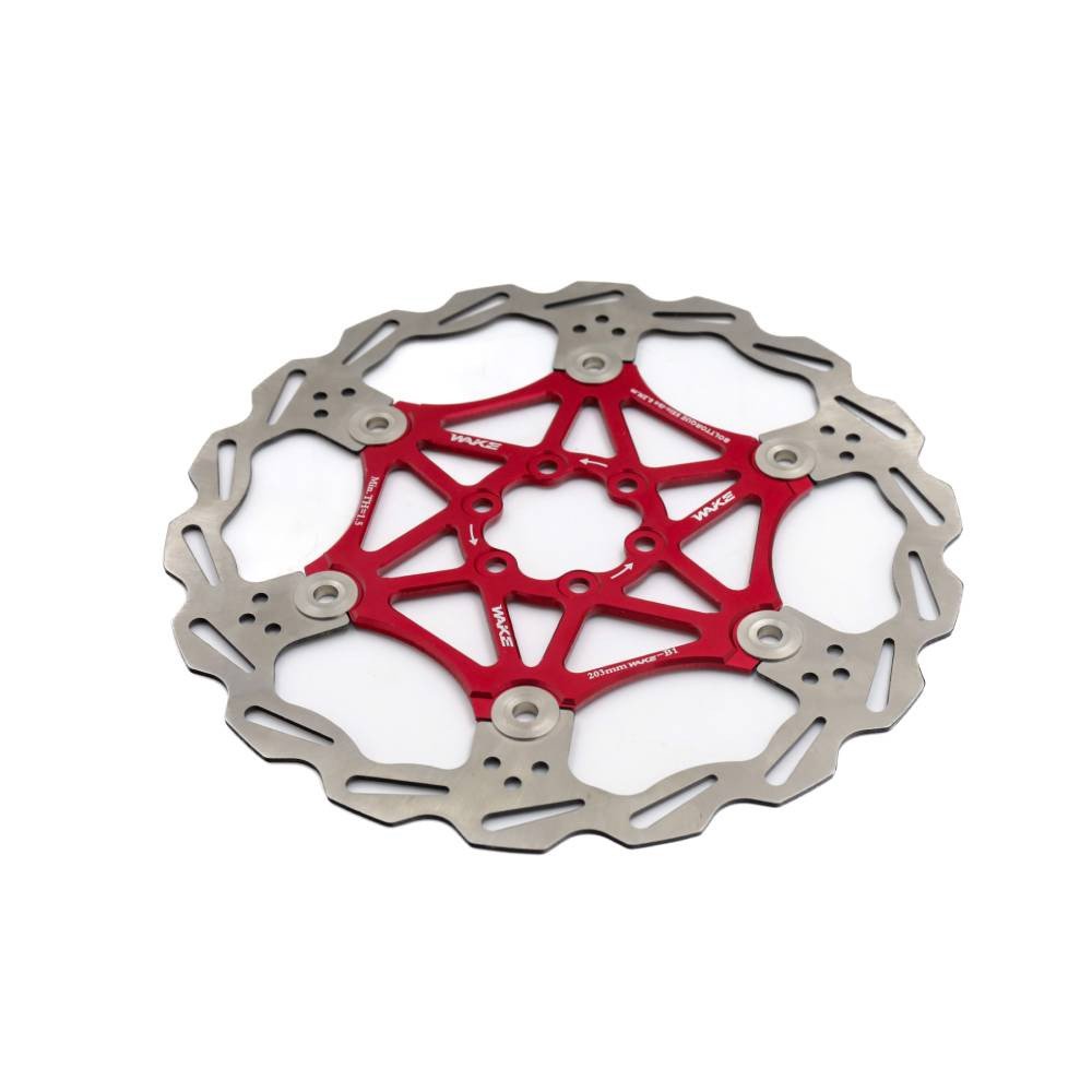 Плаваючий гальмівний диск 203 мм WAKE червоний