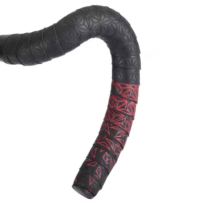 Обмотка на велосипедне кермо EVA Super Sticky Kush чорна-червона