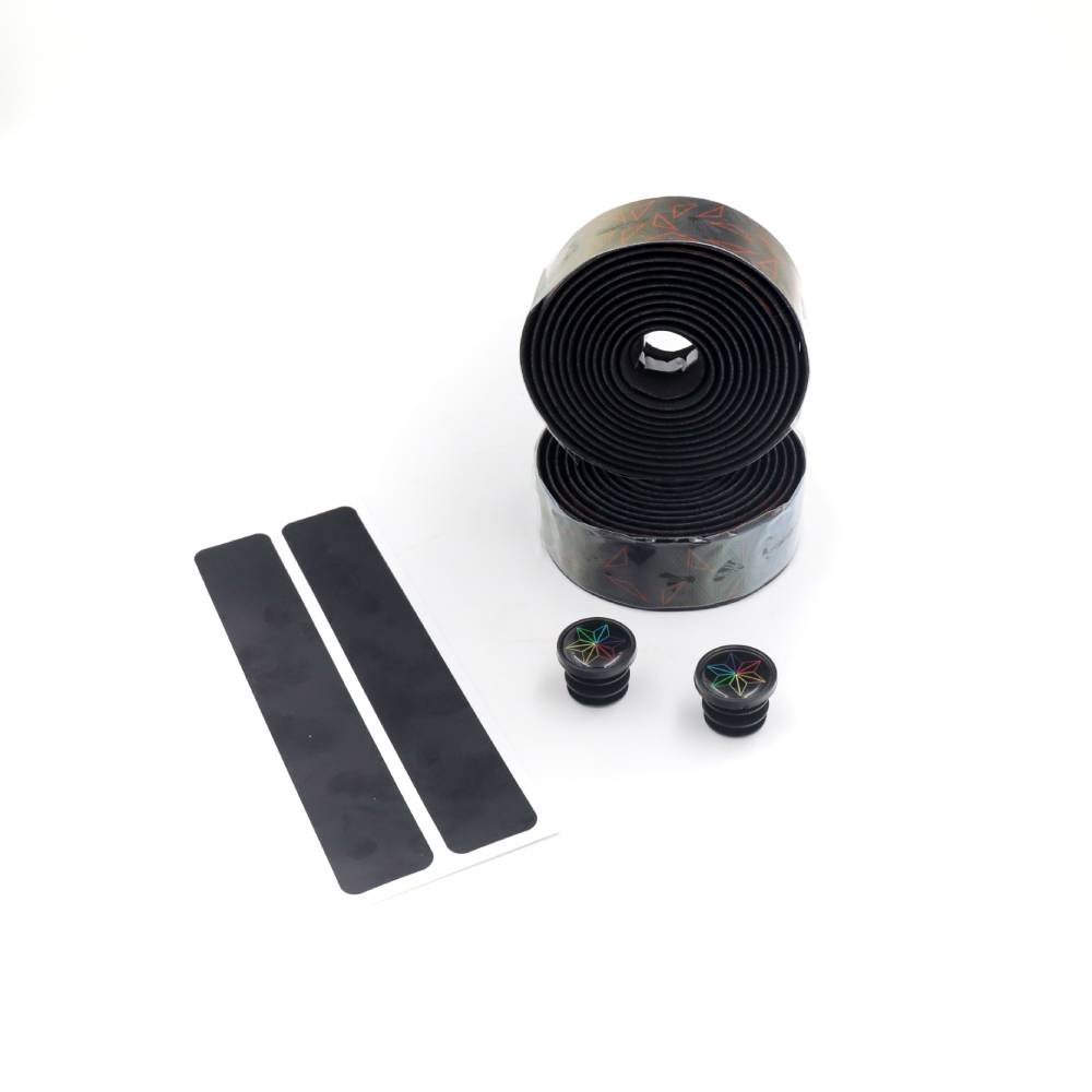 Обмотка на велосипедне кермо EVA Super Sticky Kush чорна-червона