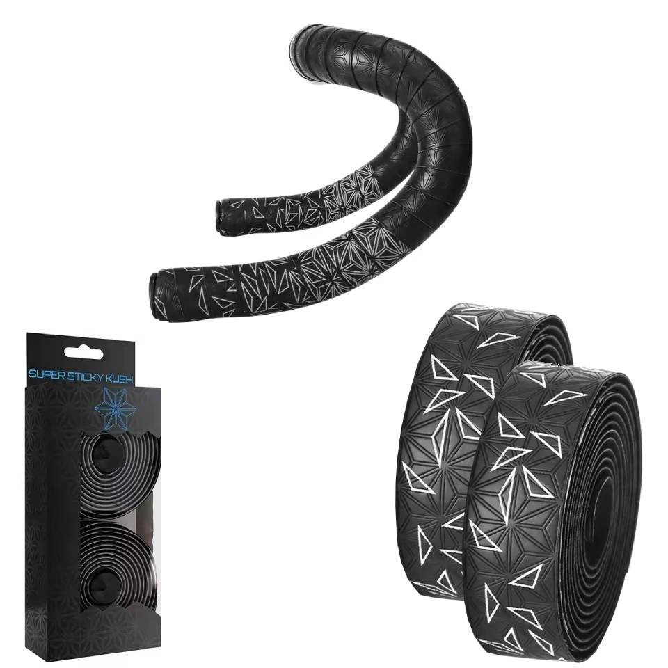 Обмотка на велосипедне кермо EVA Super Sticky Kush чорна-біла
