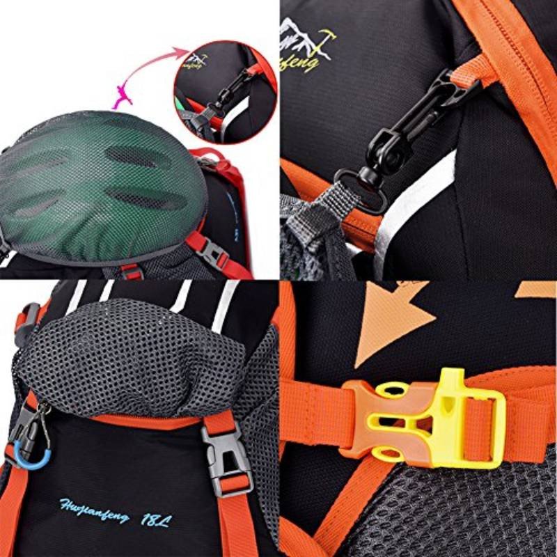 Велосипедний, спортивний, туристичний, трекінговий рюкзак 18L помаранчевий