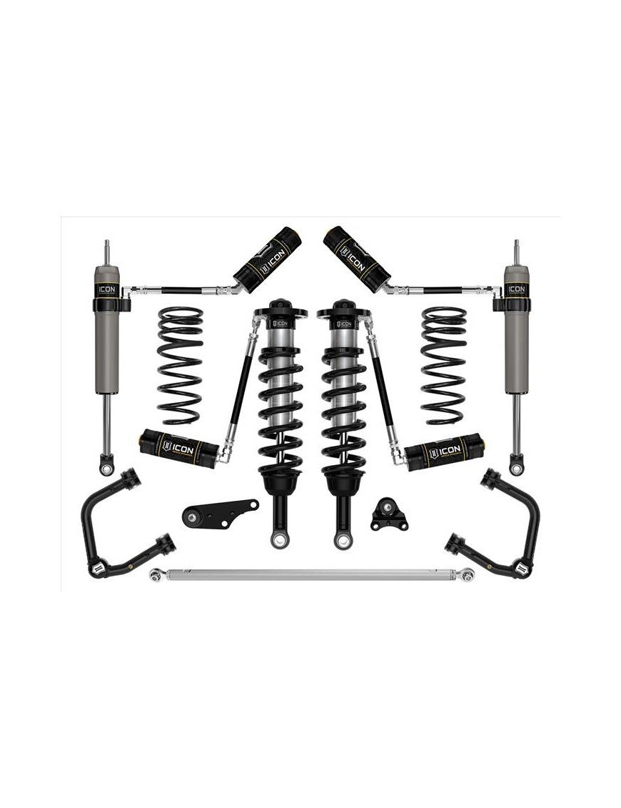Комплект підвіски Icon Lift 125 3-ступеневий 6 трубчастих важелів Toyota Land Cruiser 250