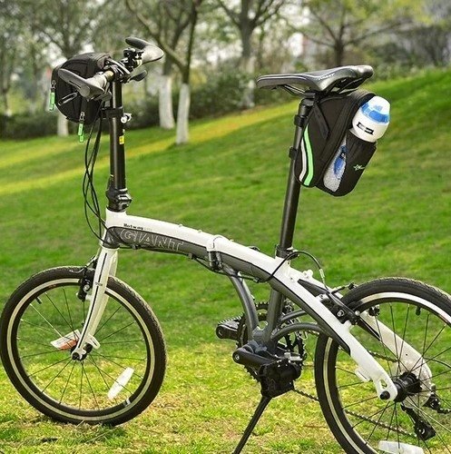 Сумка, велосипедна сумка під сідло Rockbros C7-BK з місцем для фляги