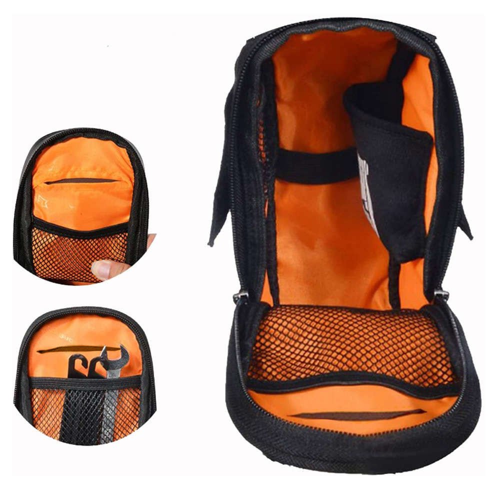 Сумка, велосипедна сумка під сідло Rockbros C7-BK з місцем для фляги