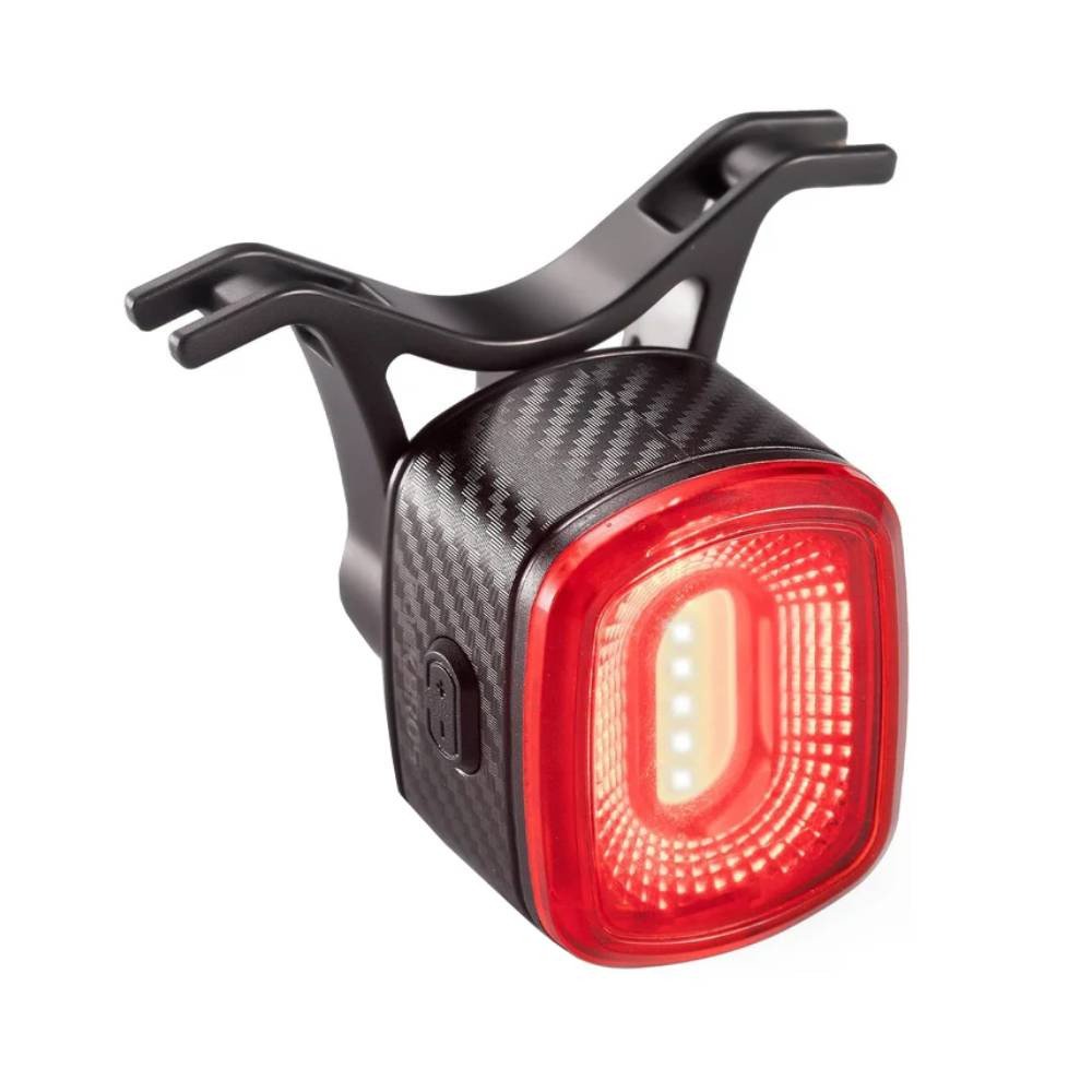 Задня велосипедна лампа Rockbros Q4 LED USB IPX6 зі стоп-сигналом для кріплення на підсідельний штир або сідло