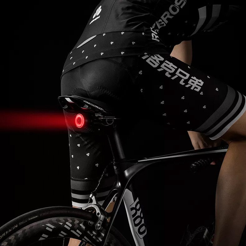 Задня велосипедна лампа Rockbros TL907Q51 LED USB зі стоп-сигналом під сідло