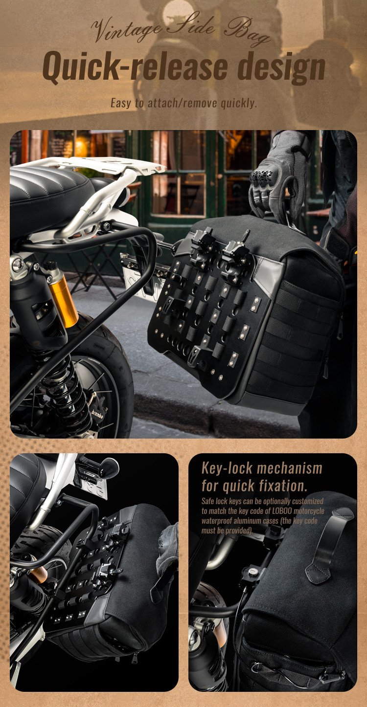 LOBOO Бокова панель для монтажу багажу, універсальна