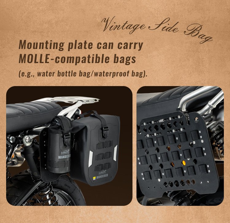 LOBOO Бокова панель для монтажу багажу, універсальна